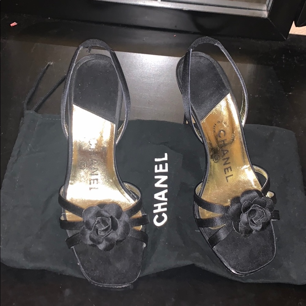 Chanel sling backs